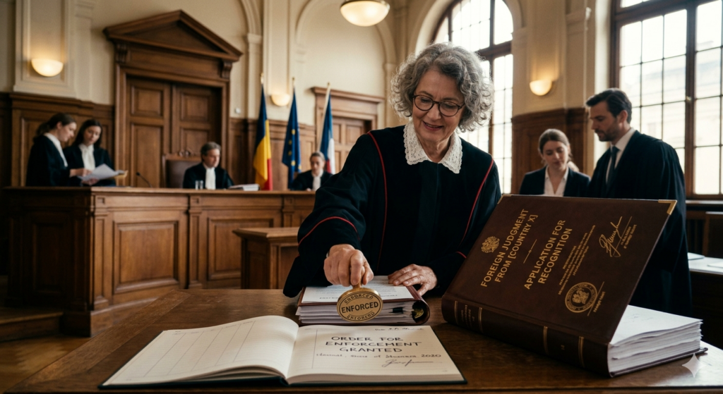 Exequátur en España: reconocimiento y ejecución de sentencias extranjeras