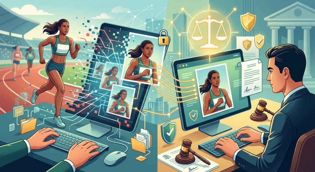 Uso no autorizado de la imagen de deportistas en internet: cómo reclamar