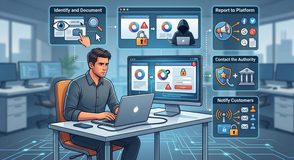 Suplantación de identidad de empresa en internet: cómo actuar